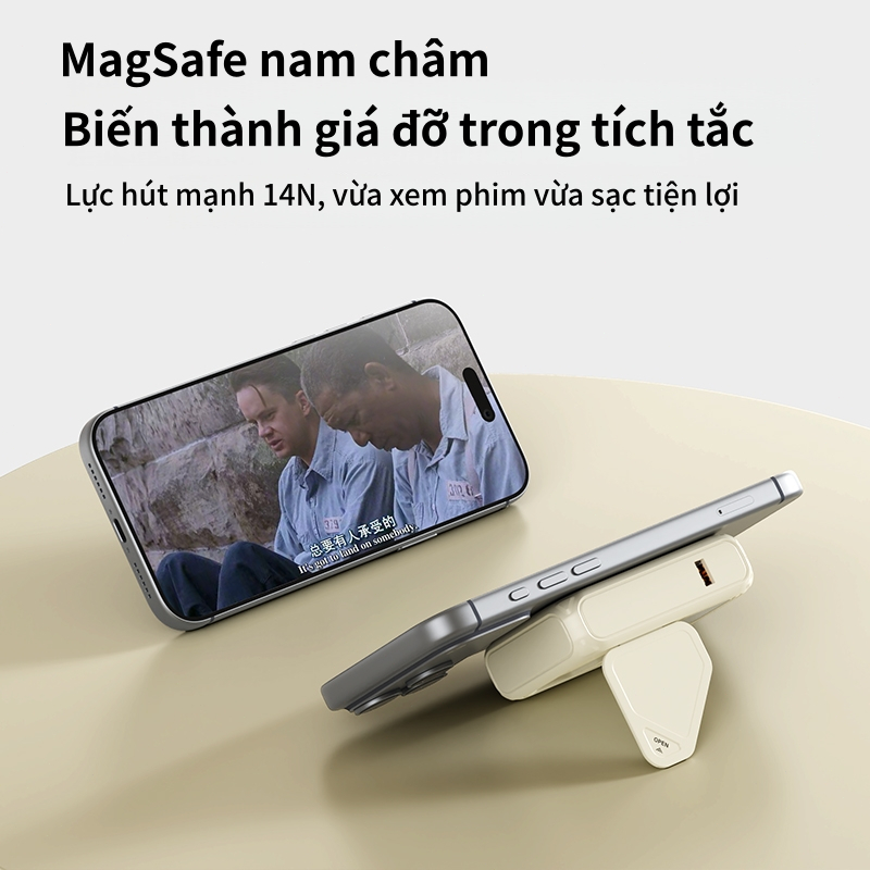 Sạc Dự Phòng Không Dây 20000mAh 10000mAh Có Chứng Nhận 3C, Tích Hợp Củ Sạc 22.5W Sạc Nhanh Cho lPhone & Android