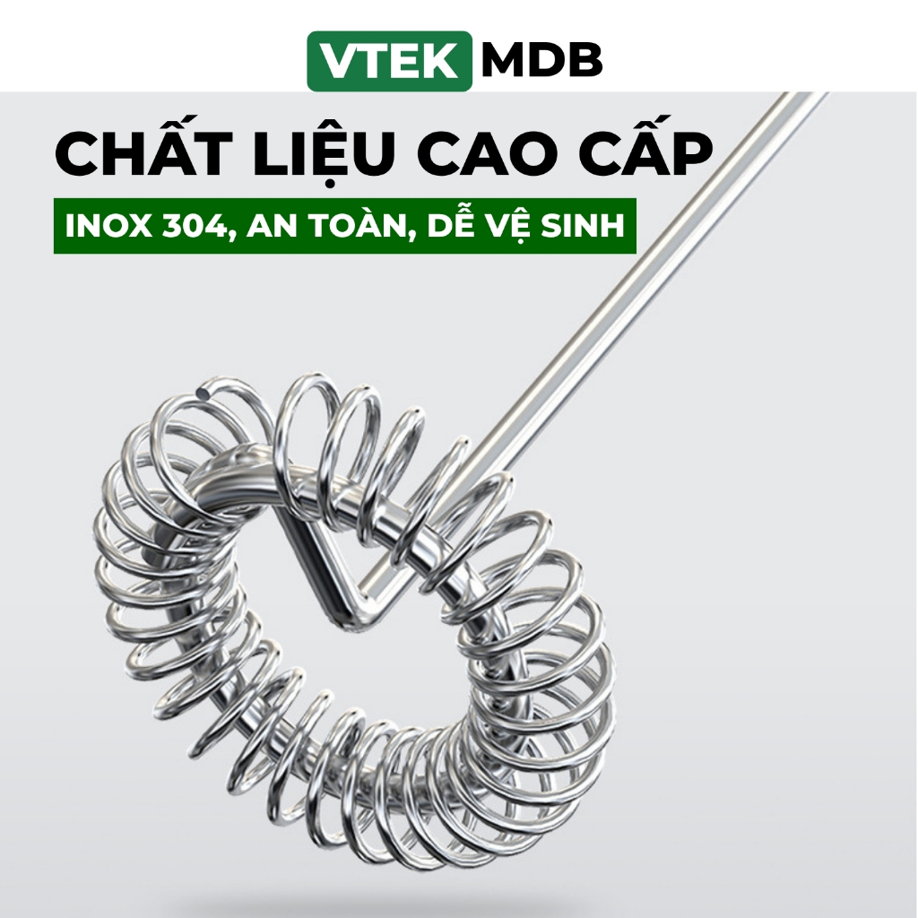 Máy Đánh Bọt Cà Phê 10W Pin Sạc Cầm Tay Nhỏ Gọn VTEK , Cây Đánh Bọt Cà Phê Bảo Hành 1 Năm MDB01