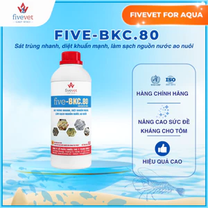 Dung Dịch Sát Trùng Ao Tôm Cá Làm Sạch Nước FIVEVET – Five-BKC.80