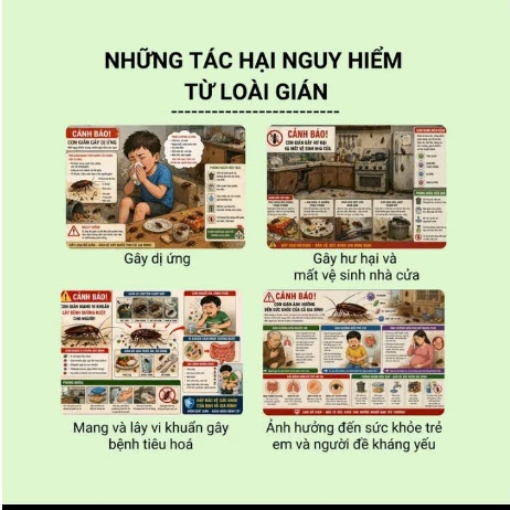 Thuốc Diệt Kiến Gián Sinh Học, Diệt Tận Gốc Hiệu Quả An Toàn Thân Thiện Với Môi Trường
