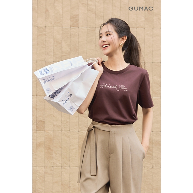 Túi Giấy Kraft Đựng Quà Tặng Cao Cấp In Slogan GUMAC - TUIGIAY