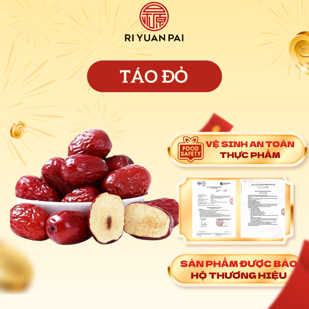 1KG Táo đỏ Riyuan cao cấp ruột vàng, thơm dẻo ngọt không chất bảo quản tốt cho sức khỏe