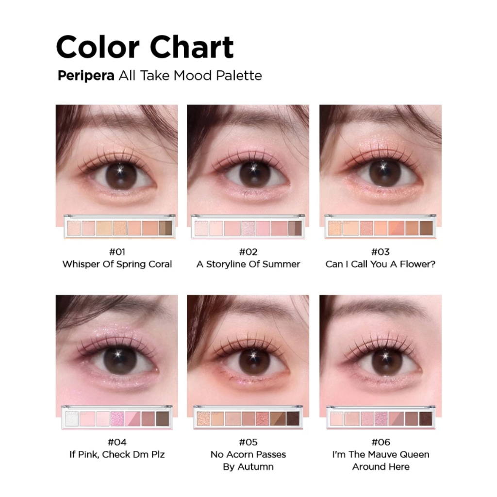 Bảng Màu Mắt Đa Hiệu Ứng Peripera All Take Mood Palette 6.8G