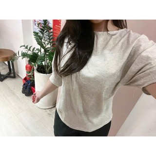 [HOẢ TỐC] Áo Thun Nữ Tay Bồng Cổ Thuyền Dáng Suông Mềm Mịn | Pumpkin T-shirt