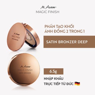 Phấn tạo khối ánh đồng 2 trong 1 M.Asam MAGIC FINISH Satin Bronzer Deep 6.5g