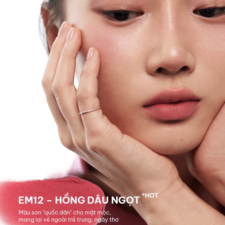 Son Bùn Shero INTO YOU Chất Xốp Mềm Lì Nhẹ Dễ Tán Không Khô Môi Dùng Cho Môi Và Má 2g