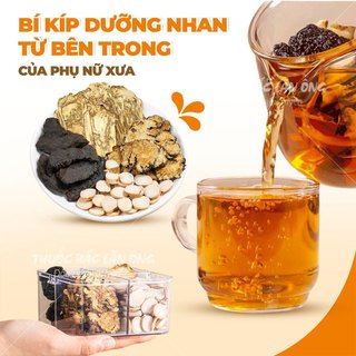 Combo 15 set tứ vật thang mix sẵn, set 4 vị gồm: Đương quy, bạch thược, xuyên khung, thục địa - Lãn ông