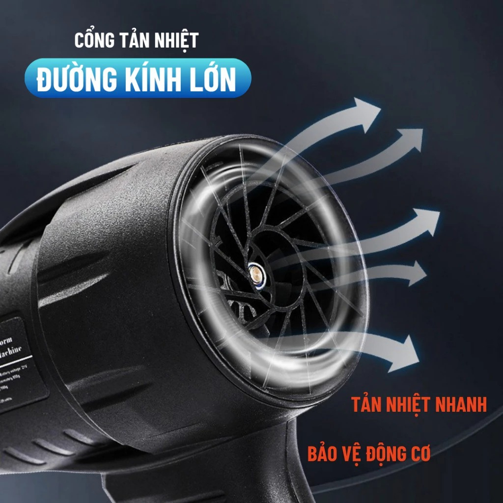 Máy Thổi Phản Lực Không Dây Siêu Mạnh, Quạt Thổi Thổi Bụi Chân Pin Phổ Thông Makita Siêu Hót