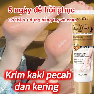 Kem Dưỡng Gót Chân Giảm Nứt Gót Chân Chai Sần Dưỡng Da Chân Và Tay Mềm Mịn SADOER Bơ Hạt Mỡ 60G  Nứt Gót Chân Dưỡng Ẩm