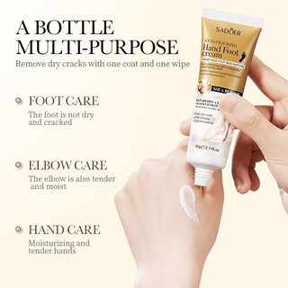 Kem Dưỡng Gót Chân Giảm Nứt Gót Chân Chai Sần Dưỡng Da Chân Và Tay Mềm Mịn SADOER Bơ Hạt Mỡ 60G  Nứt Gót Chân Dưỡng Ẩm