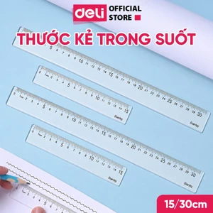 Thước Kẻ Lượn Sóng Trong Suốt 15-30cm Phối Màu Pastel Gradient Ngọt Ngào Đồ Dùng Học Tập Sinh Viên Văn Phòng