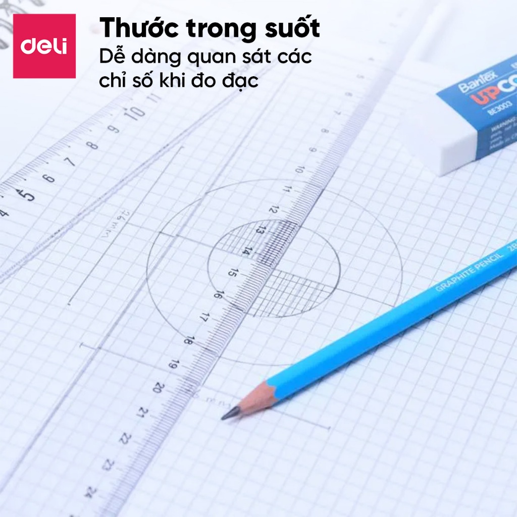 Thước Kẻ Lượn Sóng Trong Suốt 15-30cm Phối Màu Pastel Gradient Ngọt Ngào Đồ Dùng Học Tập Sinh Viên Văn Phòng