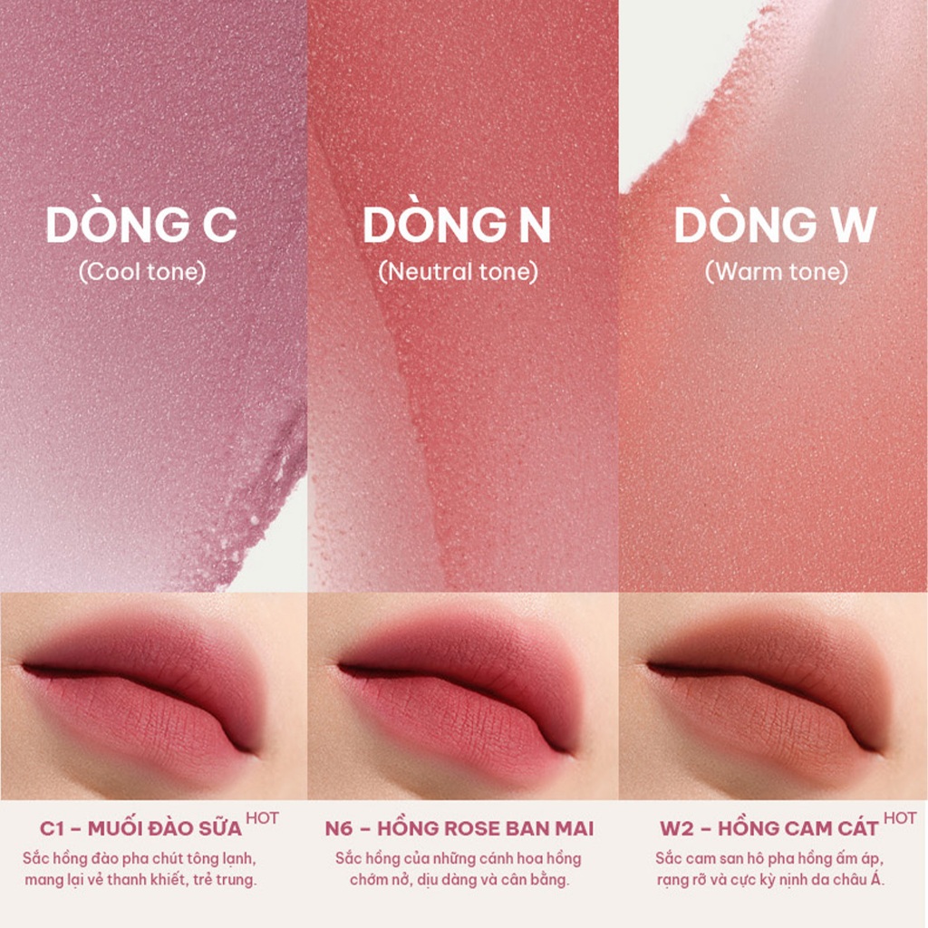 [LIVE] Combo 2 Son Bùn Không Khí Airy INTO YOU Lì Nhẹ Dễ Tán, Không Khô Môi Phù Hợp Với Nhiều Tông Da 1.8g