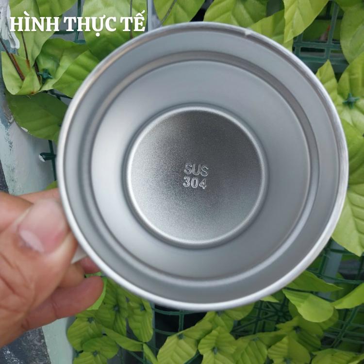 Cốc cafe chuyên nghiệp có coi hàng nhập bãi Japan chưa sử dụng dung tích 350ml lòng cốc Inox 304