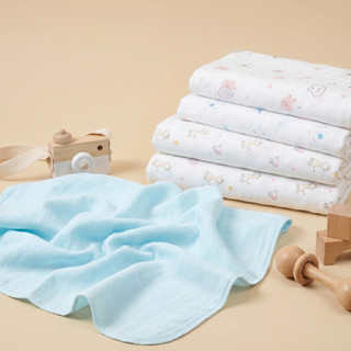 Khăn tắm sợi tre cao cấp siêu mềm mại thấm hút kháng khuẩn 2 lớp, 4 lớp cho Trẻ Sơ Sinh 120x80cm