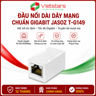 Đầu nối dài dây mạng chuẩn Gigabit JASOZ  T-G149 có mạch dẫn tích hợp,