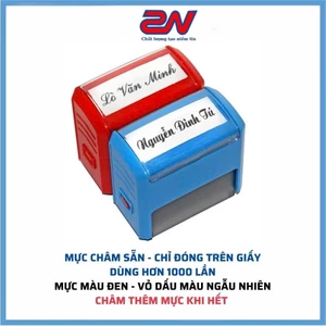 Con Dấu Tên 3 Chữ Theo Yêu Cầu