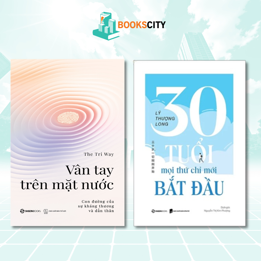 Sách - Combo Vân Tay Trên Mặt Nước + 30 Tuổi - Mọi Thứ Chỉ Mới Bắt Đầu