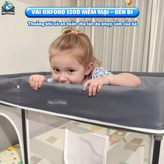 [NEW] Quây Vải Gấp Gọn Cho Bé Kèm Túi Đựng Tiện Lợi, Quây Bóng Pakey Cao 65cm Khung Thanh Dày Dặn, Không Cần Lắp Ráp K5