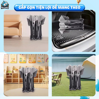 [NEW] Quây Vải Gấp Gọn Cho Bé Kèm Túi Đựng Tiện Lợi, Quây Bóng Pakey Cao 65cm Khung Thanh Dày Dặn, Không Cần Lắp Ráp K5
