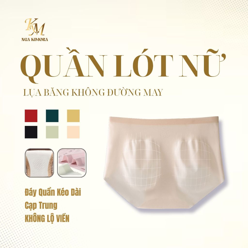 Quần lót nữ đúc su Piano Girl cao cấp  – Co giãn mềm mại, không lộ viền