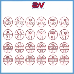 Khắc Con Dấu Tròn QC Pass Khổ 20x20 Siêu Nét
