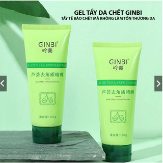 Tẩy tế bào chết Nha đam GINBI -- Tẩy da chết GINBI -mềm mịn da