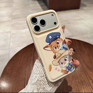 Ốp Lưng iPhone Da Mềm Viền Chỉ Cáo Thỏ Chống Sốc, Cao Cấp, Bảo Vệ Camera - iP X/XS/11/12/13/14/15/16/17/Plus/Pro/Max