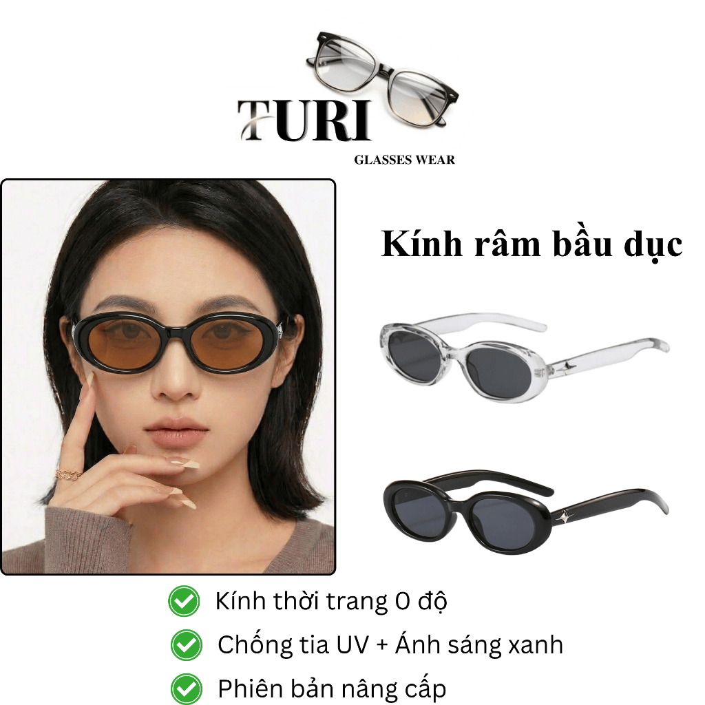 Kính Mắt Nữ, Kính Râm Chống Nắng UV400, Thời Trang, Chất Liệu PC Chất Lượng Cao, YT6 32