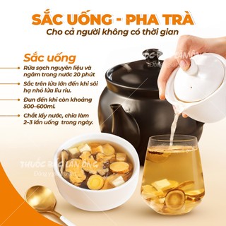 Tứ quân tử thang, combo 4 vị thảo mộc gồm: Bạch linh, đẳng sâm, cam thảo, bạch truật - Lãn ông