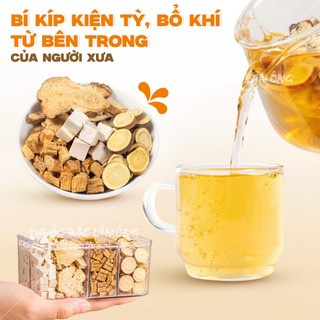 Tứ quân tử thang, combo 4 vị thảo mộc gồm: Bạch linh, đẳng sâm, cam thảo, bạch truật - Lãn ông