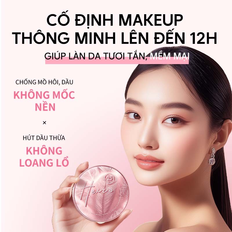 [DEAL ĐỘC QUYỀN] Cushion 2in1 chống nắng kèm phấn phủ + Má hồng kem FULLSIZE