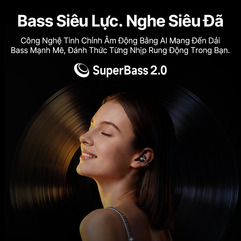 ✨HÀNG HOT 2026✨ Tai Nghe Open-Ear Baseus MC2 Air Thiết Kế Sang Trọng Siêu Nhẹ Êm Ái Tựa Mây