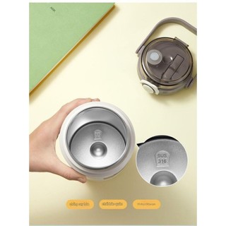 [TẶNG TÚI] Bình giữ nhiệt inox 316 boss HiLOGI dung tích 1200ml, bình nước inox có quai xách,ống hút, giữ nhiệt tốt