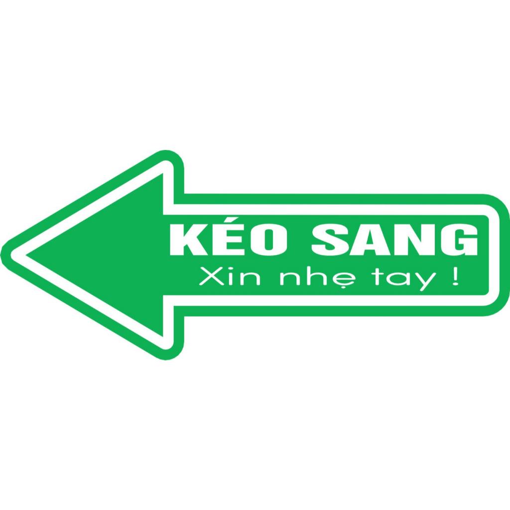 Decal Mũi Tên Kéo Sang Dán Cửa Kính