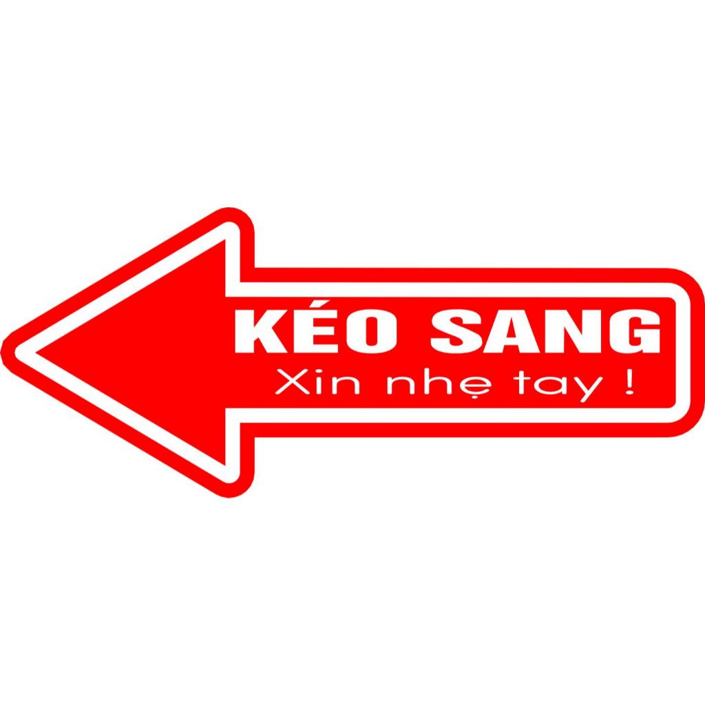 Decal Mũi Tên Kéo Sang Dán Cửa Kính