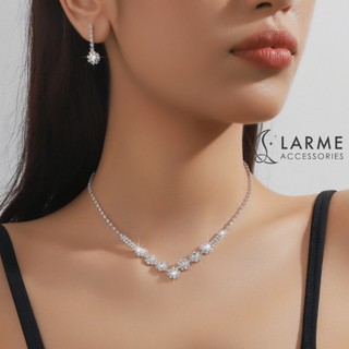 Bộ trang sức dự tiệc, cô dâu chụp ảnh cưới sang trọng Larme accessories -BTS016
