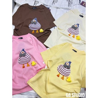 PHẠM THÙY SHOP: ÁO PHÔNG IN HÌNH VỊT BẦU NHIỀU MÀU KÈM PHỤ KIỆN