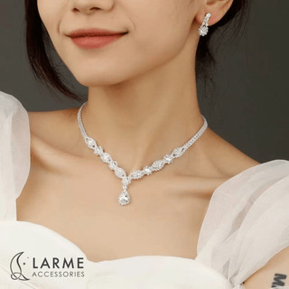 Bộ trang sức dự tiệc sang trọng, cô dâu chụp ảnh cưới Larme accessories -BTS018