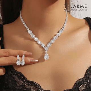 Bộ trang sức dự tiệc sang trọng, cô dâu chụp ảnh cưới Larme accessories -BTS018