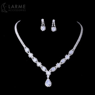 Bộ trang sức dự tiệc sang trọng, cô dâu chụp ảnh cưới Larme accessories -BTS018
