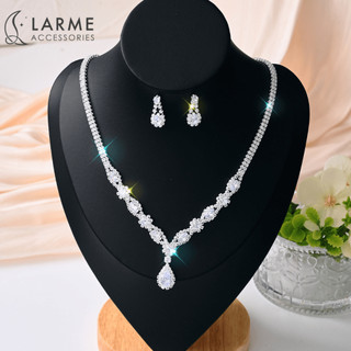 Bộ trang sức dự tiệc sang trọng, cô dâu chụp ảnh cưới Larme accessories -BTS018