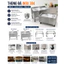 Thùng đá inox Giữ Nhiệt cao cấp, chắc chắn ,dành cho quán nước - quán cà phê (nhận đặt hàng theo y/cầu)