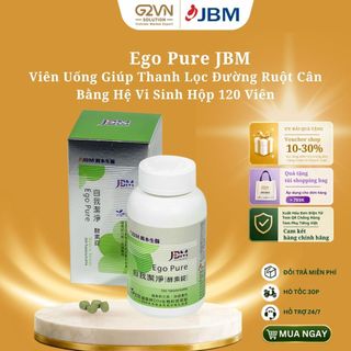 Viên uống Ego Pure giúp thanh lọc đường ruột và cân bằng hệ vi sinh hộp 120 viên