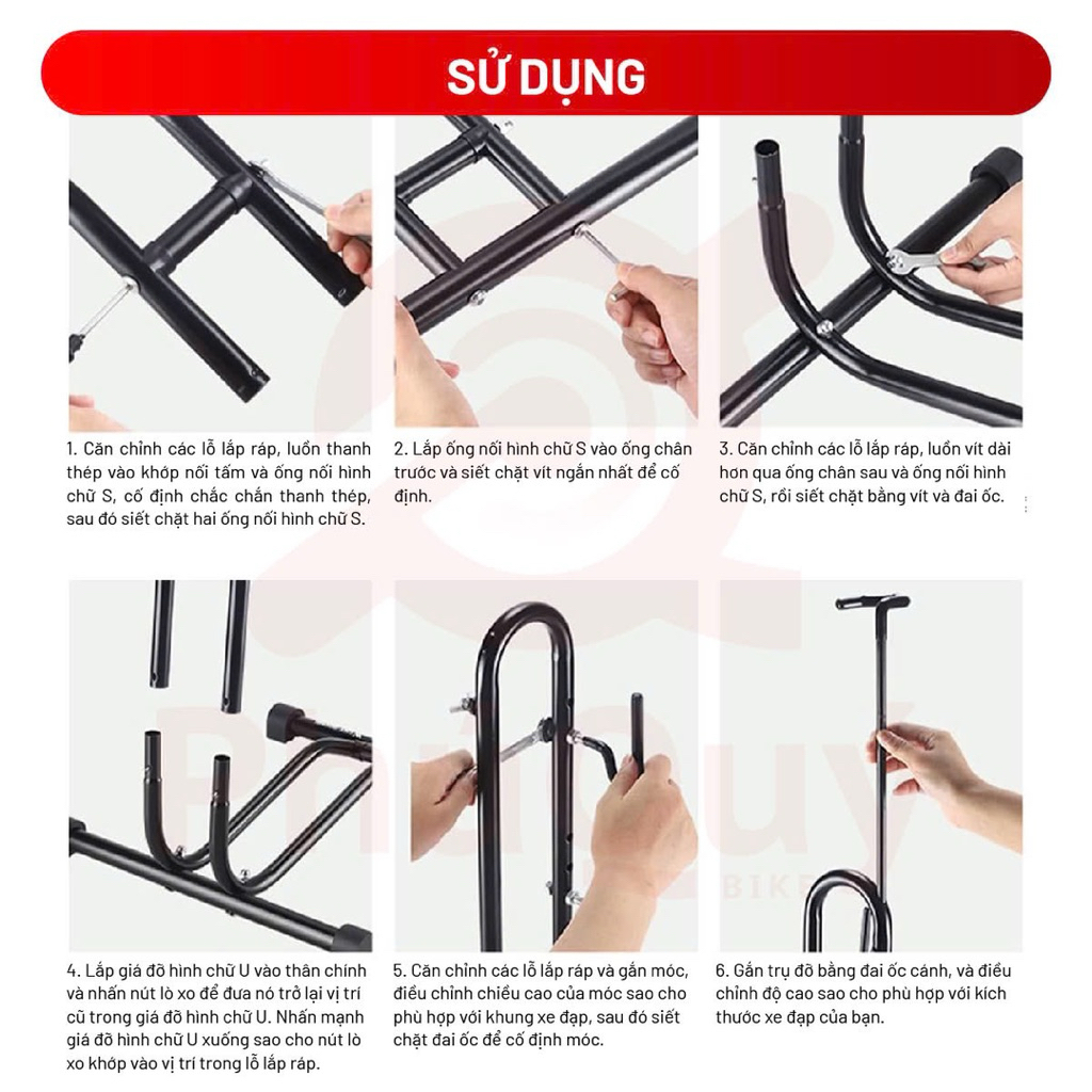 Chân Dựng Xe Đạp 3 in 1