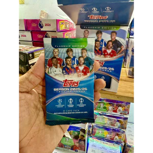1x Single Pack Of Blaster Box Flagship Editon Ucc Champion League 2025/26 2026 ( 8 Thẻ )