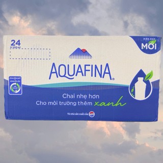 Nước suối tinh khiết  Aquafina 500Ml  (24 Chai) - Thùng