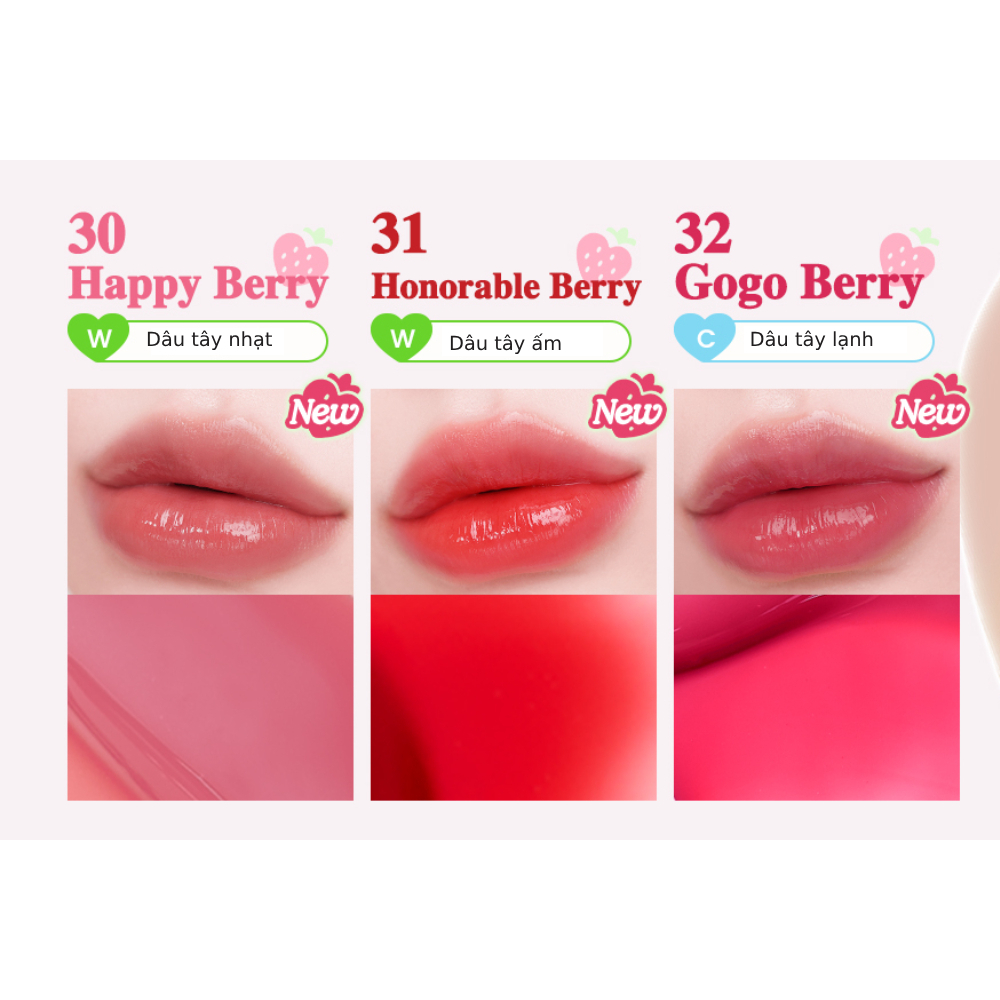Son Tint Bóng Peripera Ink Mood Glowy Tint 4g