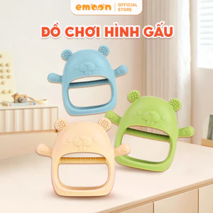 Gặm nướu cho bé Emoon cao cấp cho bé siêu mềm giúp giảm ngứa nướu an toàn cho bé (Có hộp bảo quản)