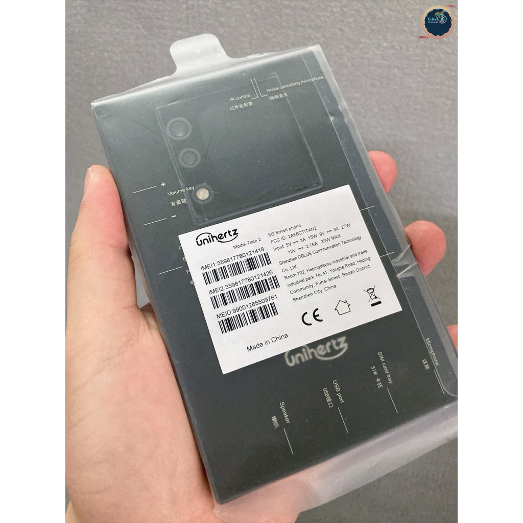 Điện thoại Unihertz Titan 2 + BAO DA CHUẨN HÃNG Unihertz